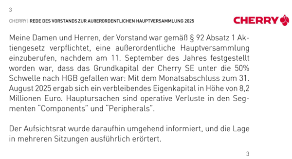 还记得Cherry键盘吗 它快被国产干破产了 还记得Cherry键盘吗 它快被国产干破产了